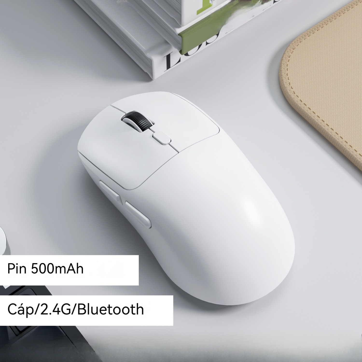 Chuột Không Dây - PKSMART M348 - 3 Mod Kết Nối - Chip GPW - Trọng Lượng ...