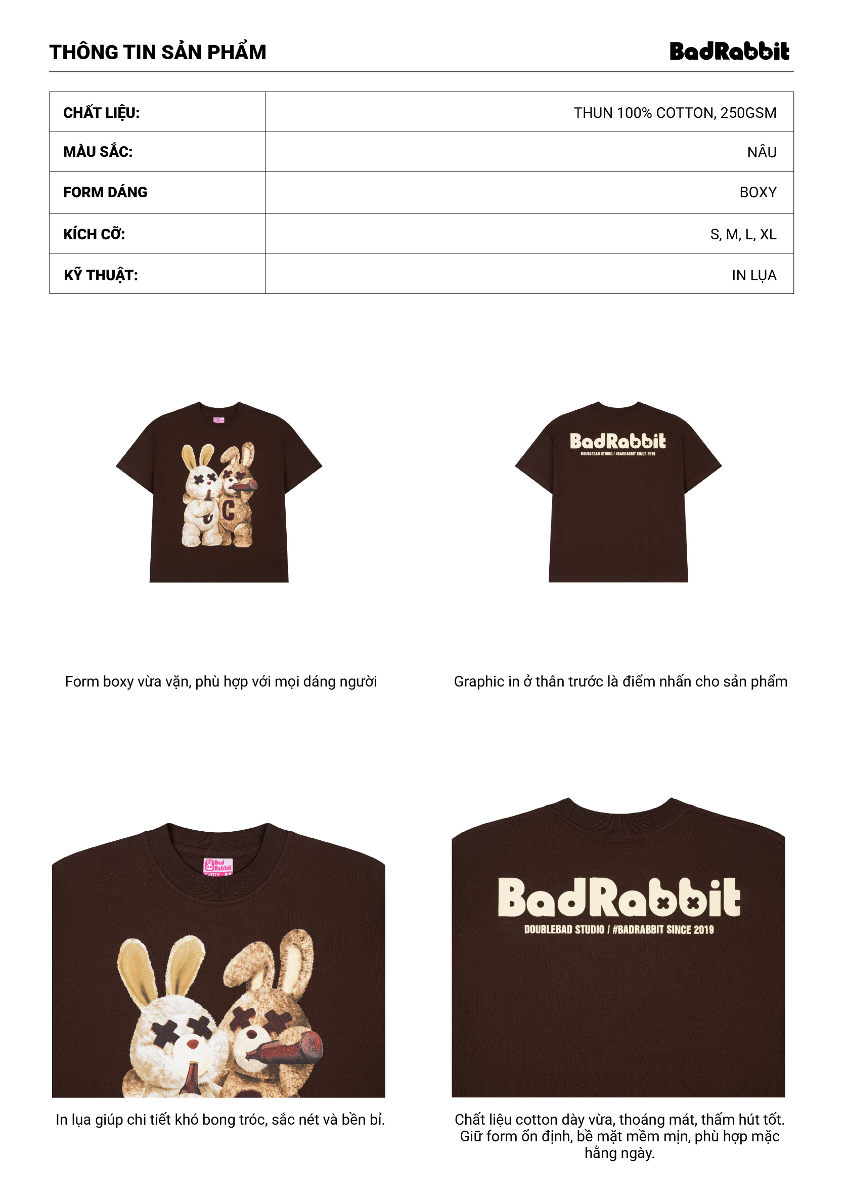 Áo Thun Drip Rabbit Tee - Just Feel Collection - Local Brand Chính Hãng ...