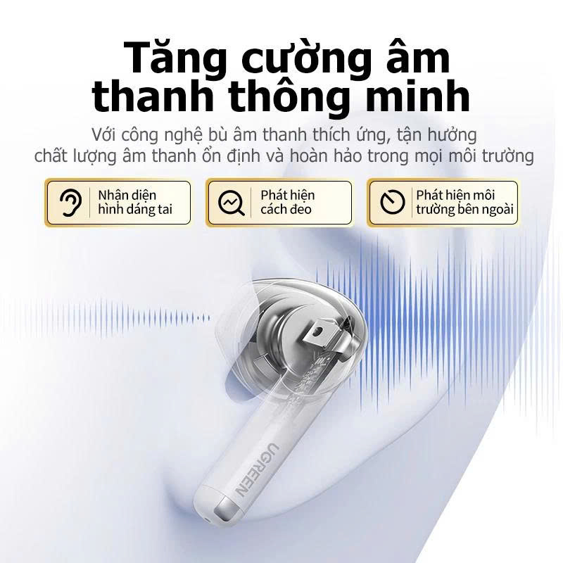 Tai nghe không dây bluetooth V6.0 Ugreen LightBuds Pro | Sự dụng lên ...
