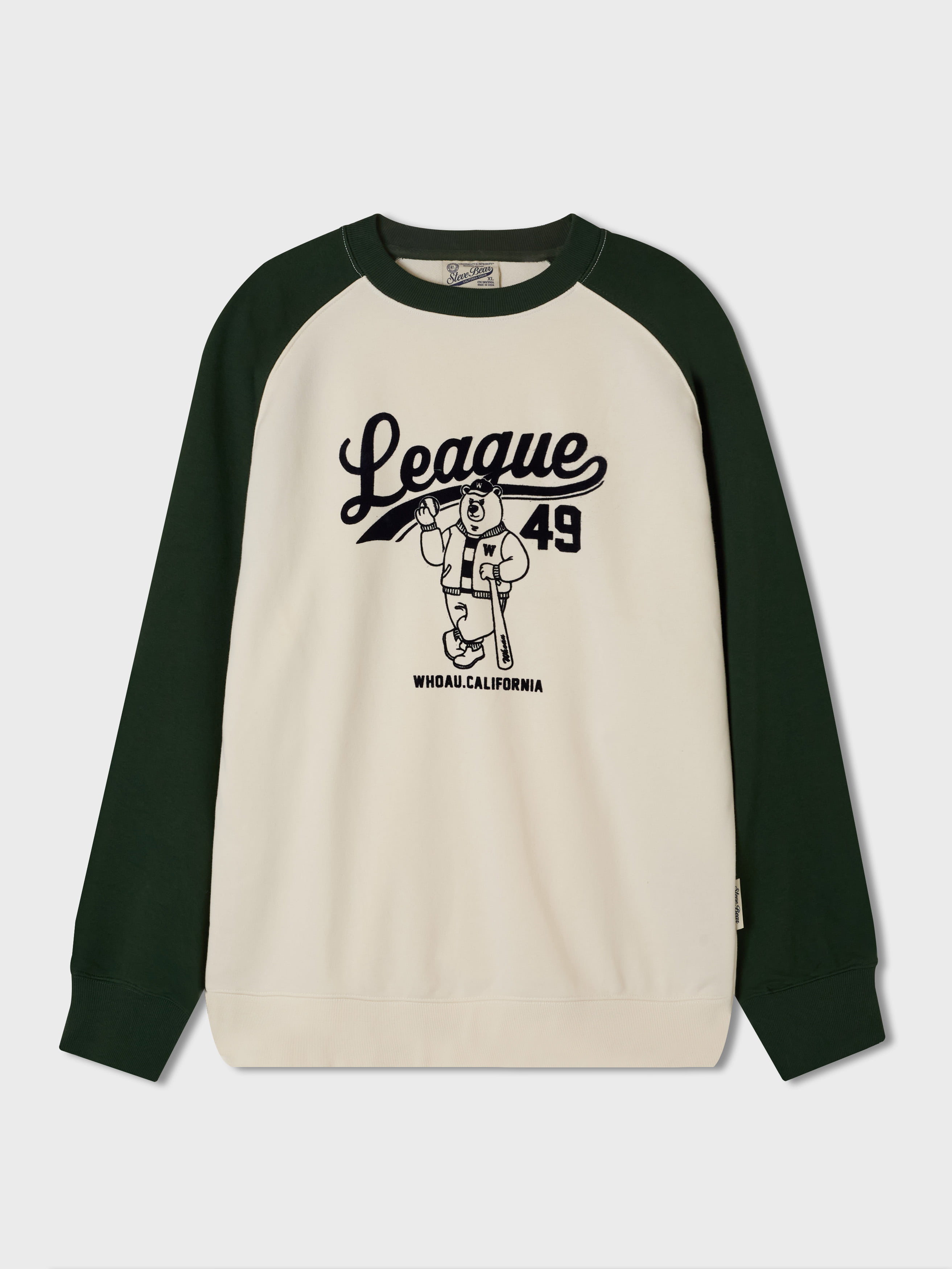 Áo Sweater WHO.A.U Steve Raglan Sweatshirt_WHMWF4931U | Shopee Việt Nam