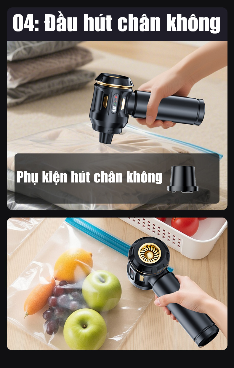 Máy hút bụi cầm tay mini không dây Lux Air V9