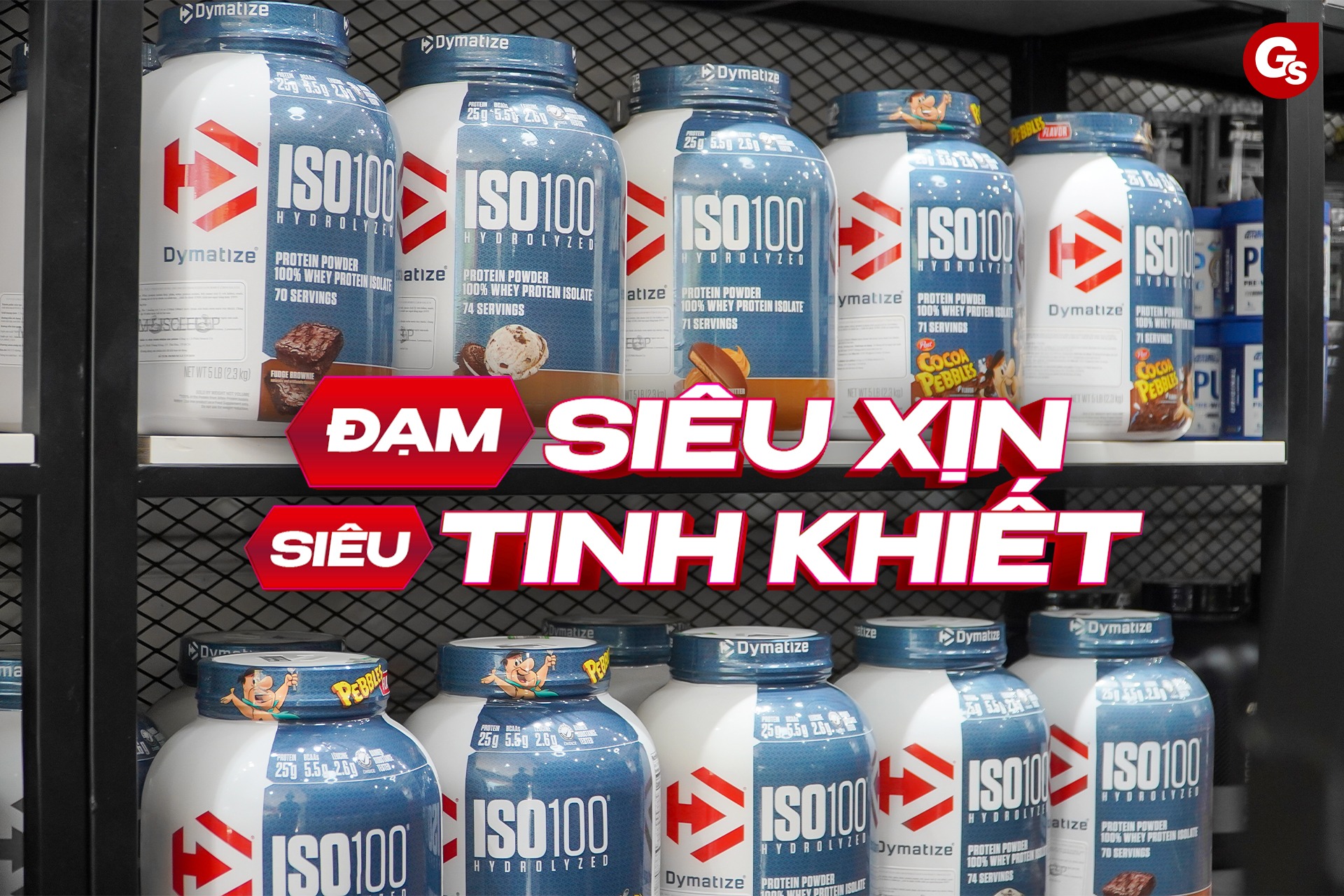 Sữa tăng cơ Dymatize ISO 100 Whey Protein Isolate (USA) hỗ trợ tập gym ...