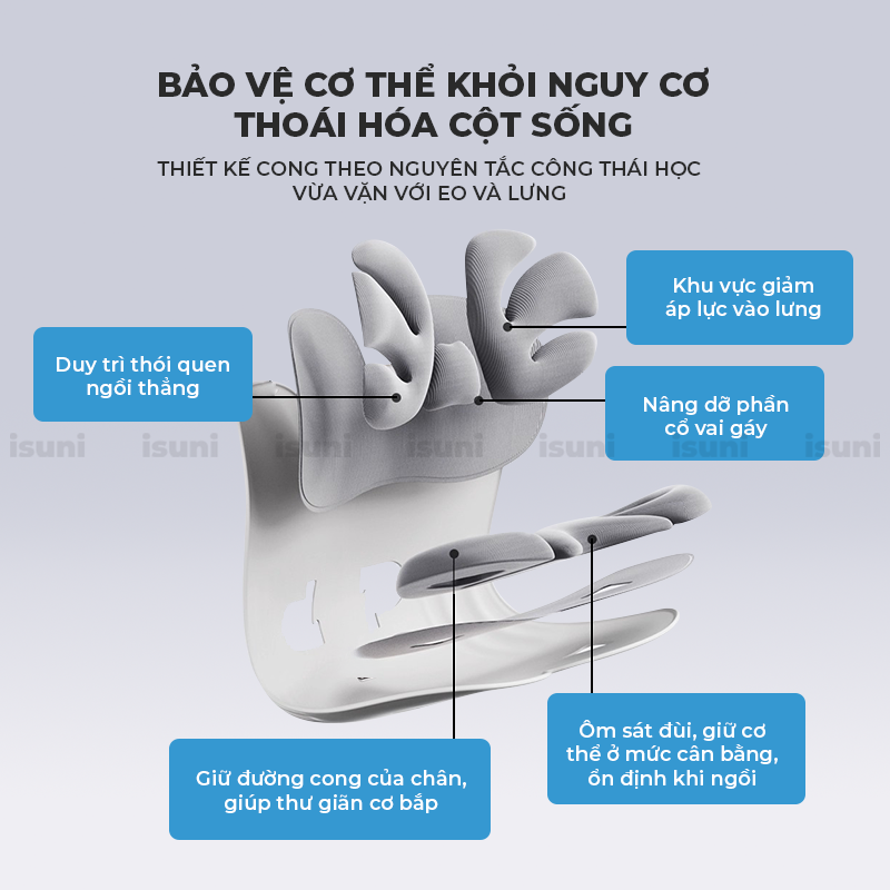 [BẢN SEASHELL] Ghế Công Thái Học ISUNI Phù Hợp Cho Trẻ Em, Học Sinh ...
