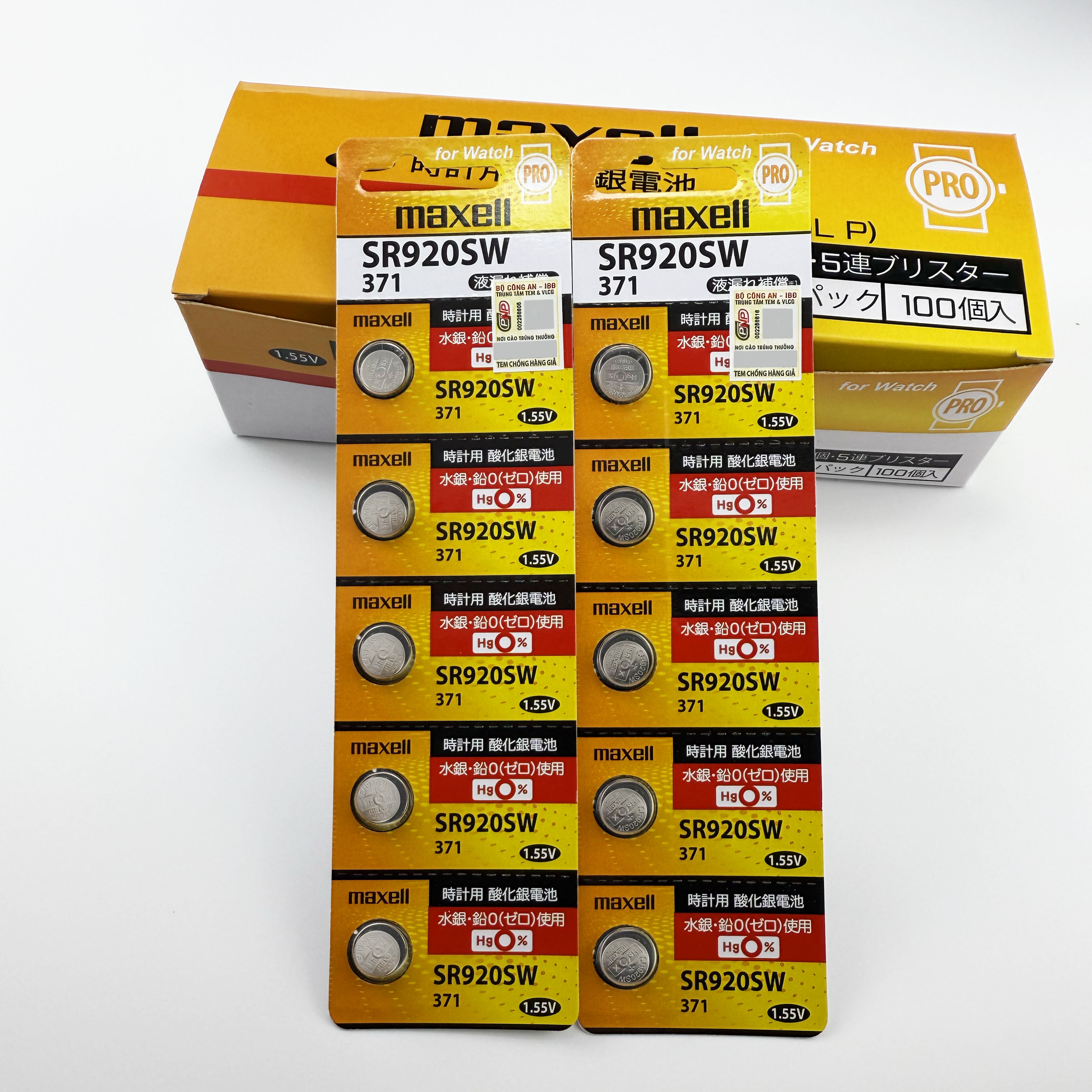 Pin đồng hồ Maxell 371 SR920SW dành cho đồng hồ dùng pin 371/ SR920SW ...