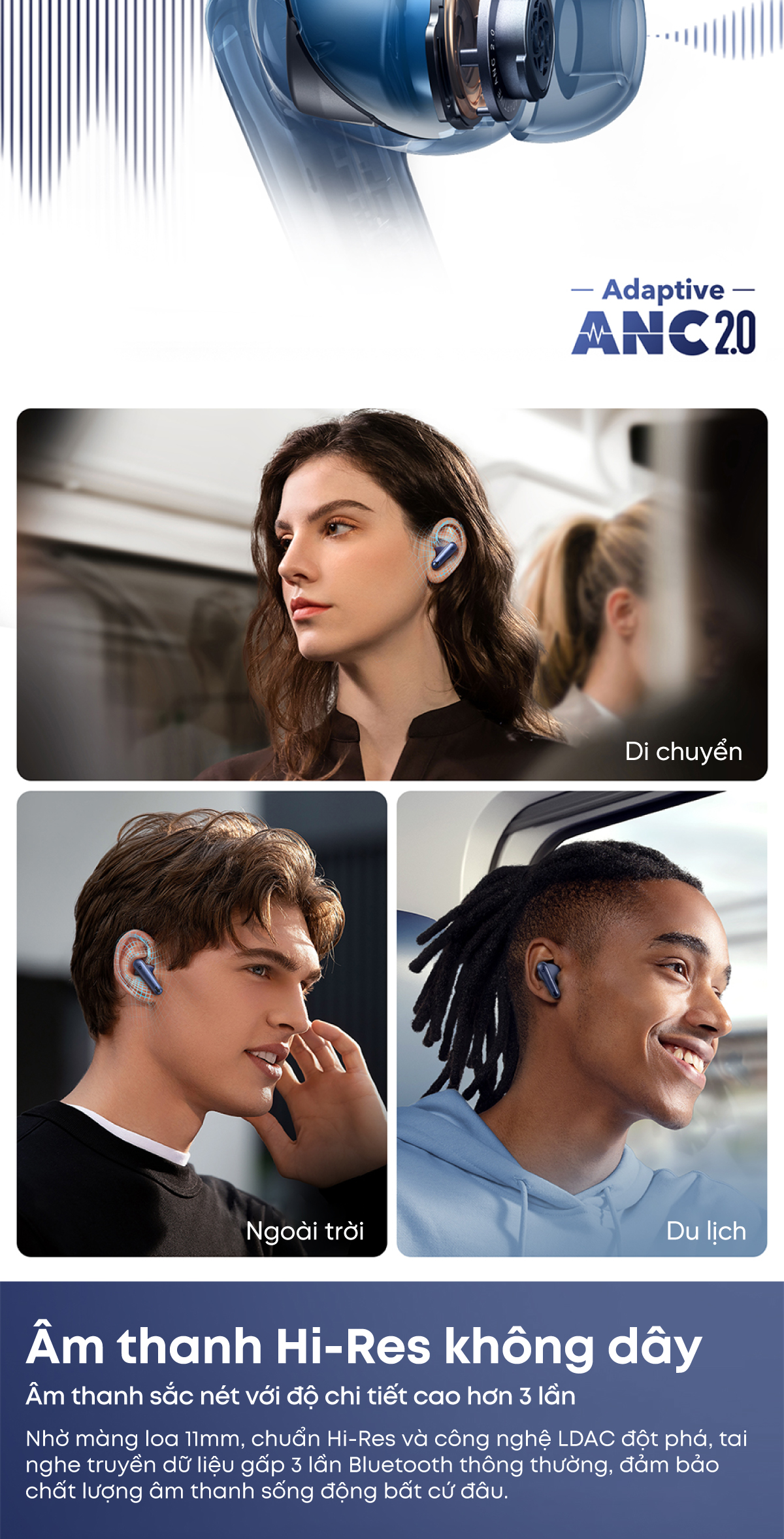 Tính năng HearID 2.0 giúp cá nhân hóa cấu hình âm thanh phù hợp với từng người dùng