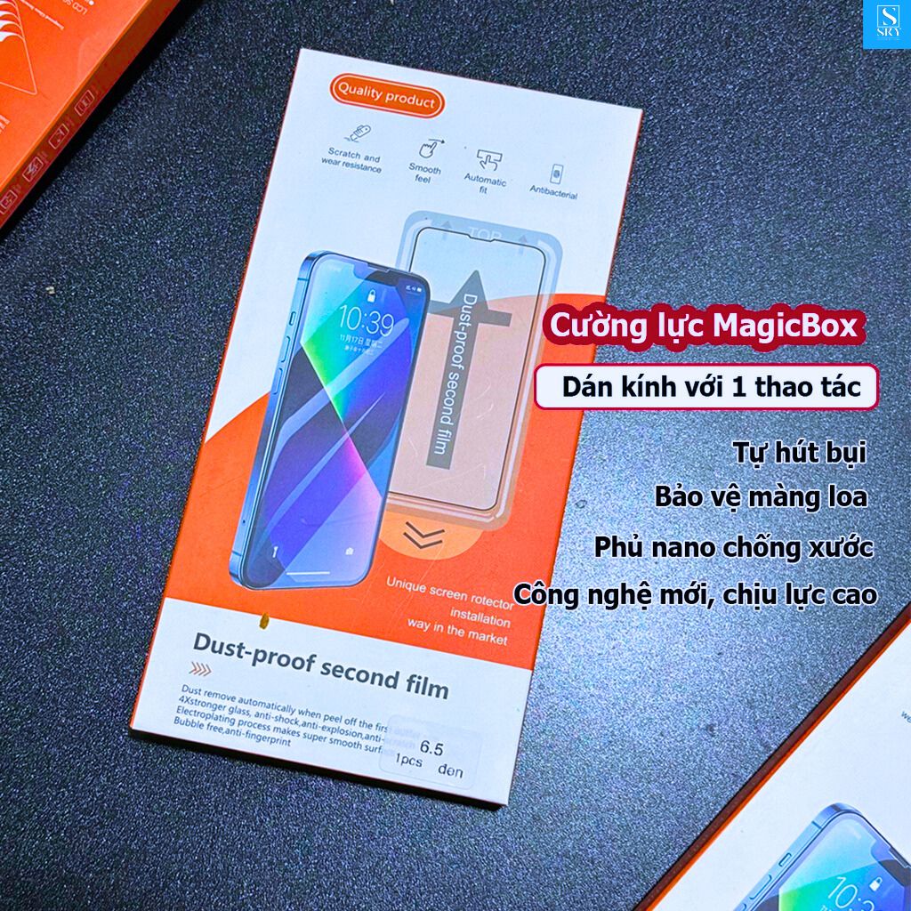 Kính cường lực chống nhìn trộm tự dán lọc bụi ESD iphone 17 18 ProMax 17 Air 16 ProMax 14 13 12 11 Pro Max Xs Xr 15 Plus – ảnh mô tả chi tiết 1