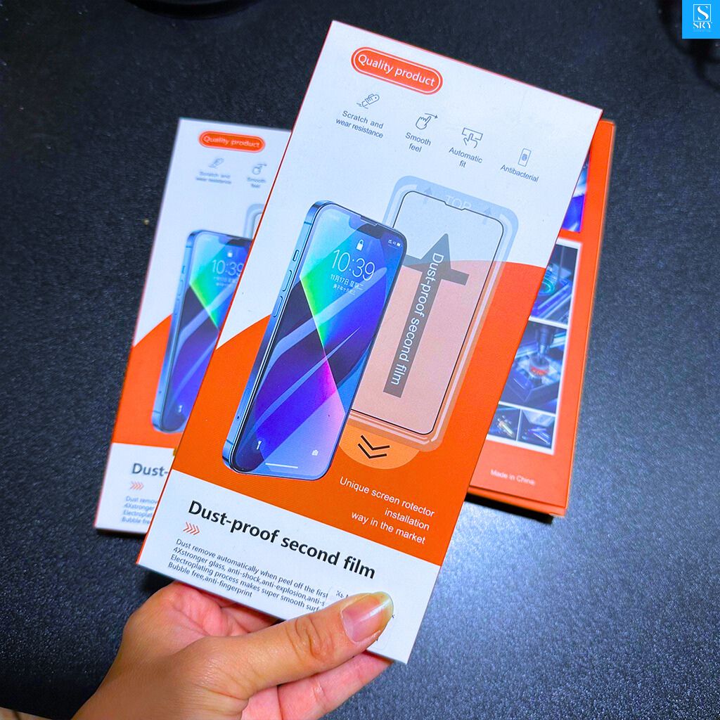Kính cường lực chống nhìn trộm tự dán lọc bụi ESD iphone 17 18 ProMax 17 Air 16 ProMax 14 13 12 11 Pro Max Xs Xr 15 Plus – ảnh mô tả chi tiết 6