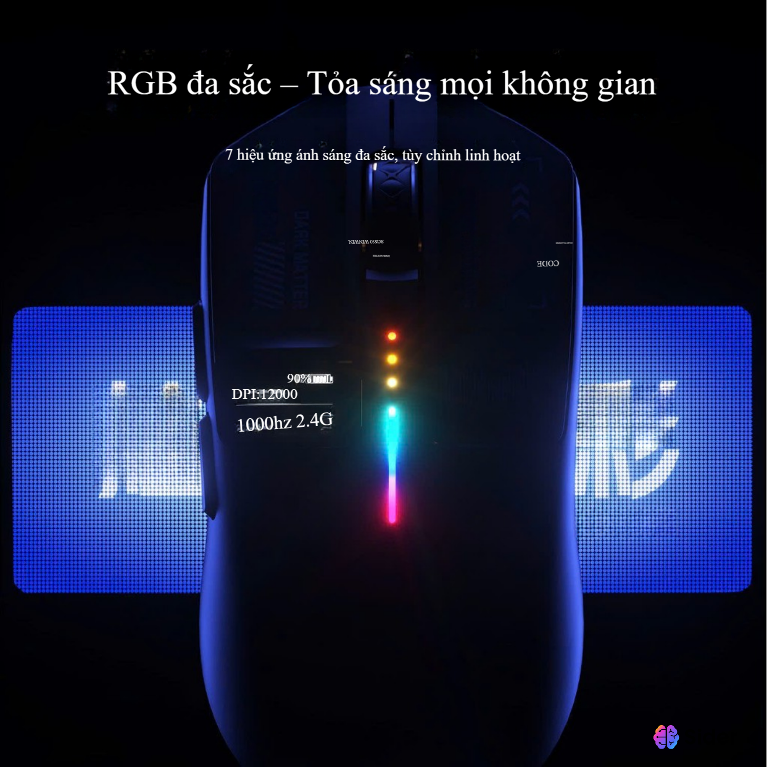 Chuột Gaming Không Dâu Aula SC650, 3 Mode Kết Nối, Màn Hình Đa Nhiệm ...