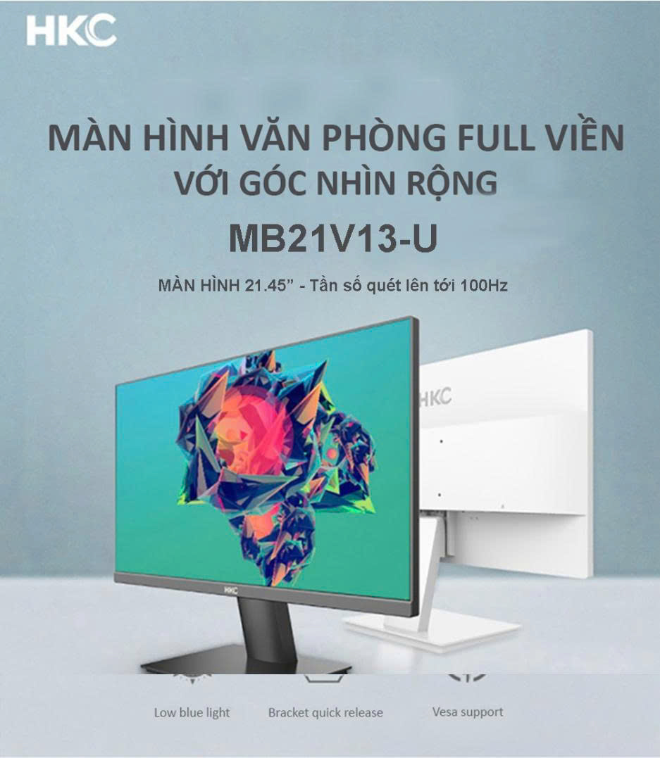 Màn hình máy tính HKC MB21V13-U 100Hz (21.45 inch, Panel VA) Chính Hãng ...