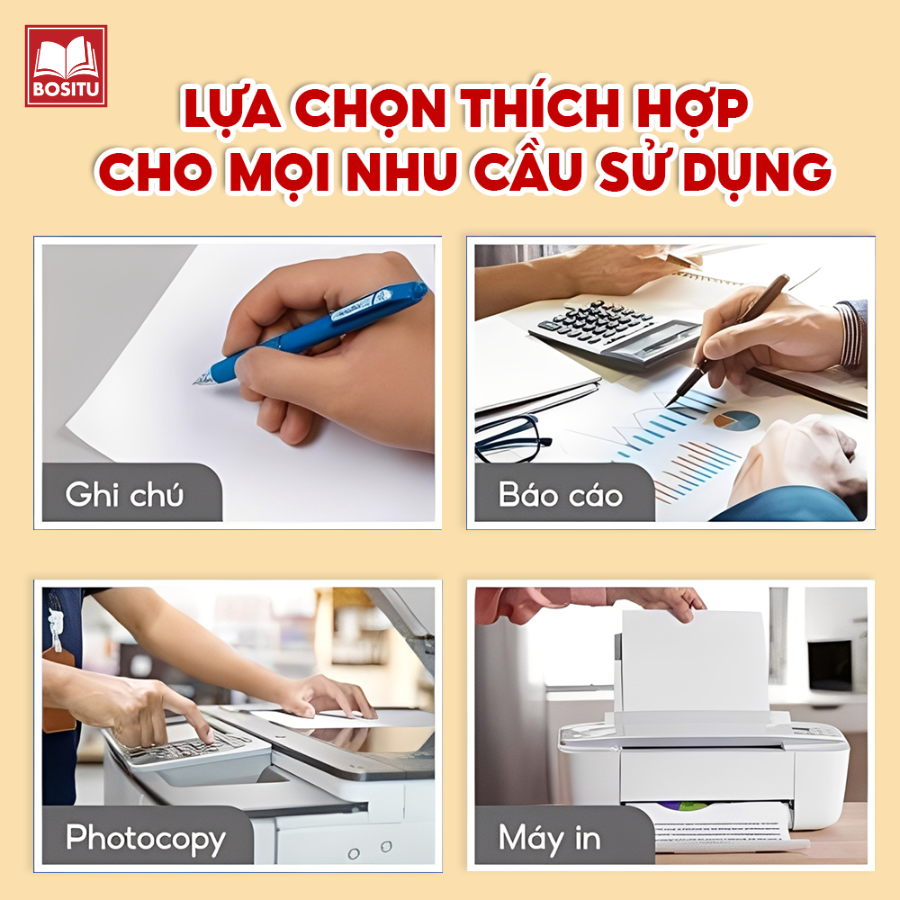 Giấy in A4 PaperOne Copier 70gsm - 80gsm - 100gsm - Ream 500 tờ khổ A4 ...
