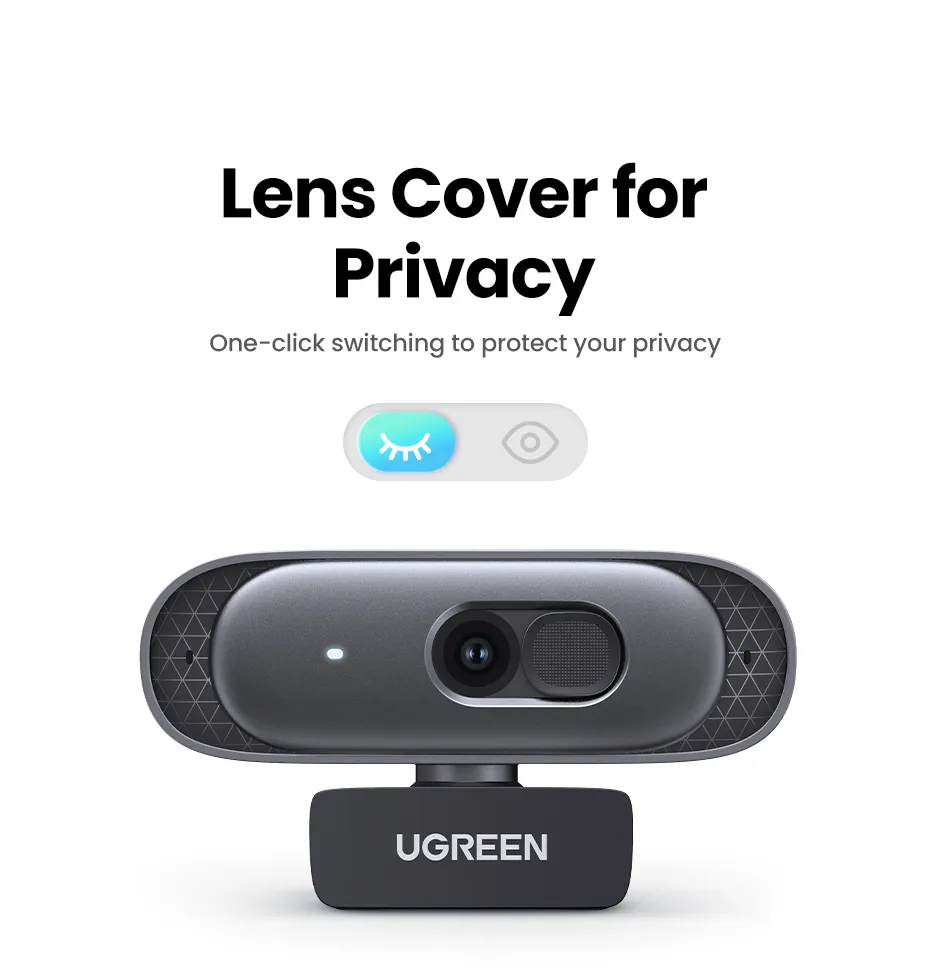 Trọn bộ sản phẩm Webcam Ugreen 35626 cao cấp tại chube