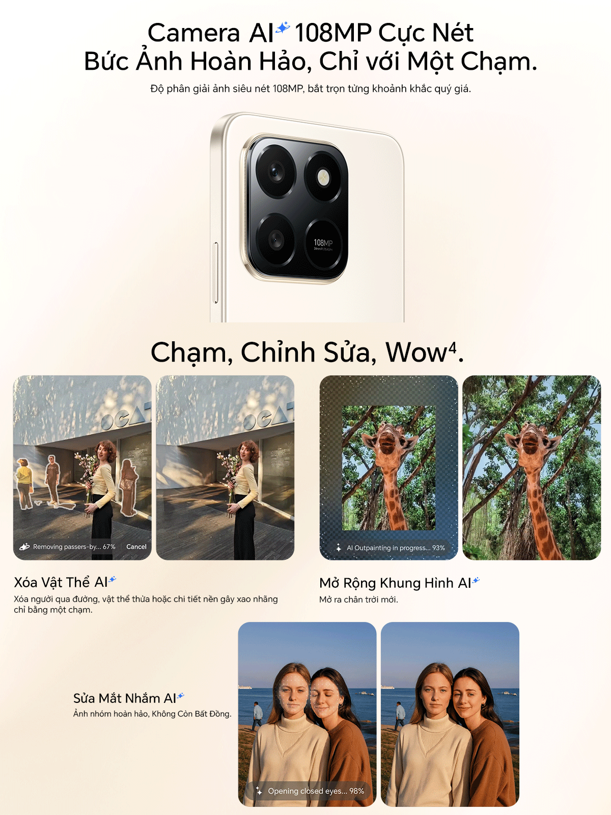 Điện Thoại HONOR X7d 8GB+128/256GB | Pin 6500mAh | Camera 108MP | Bảo hành 18 Tháng