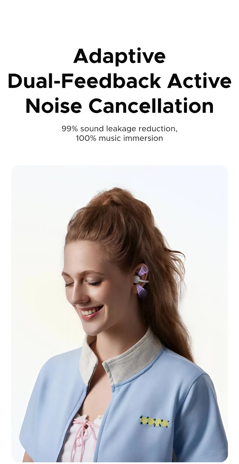 Công nghệ chống ồn ANC và giảm rò rỉ âm thanh trên Ugreen ClipBuds Pro