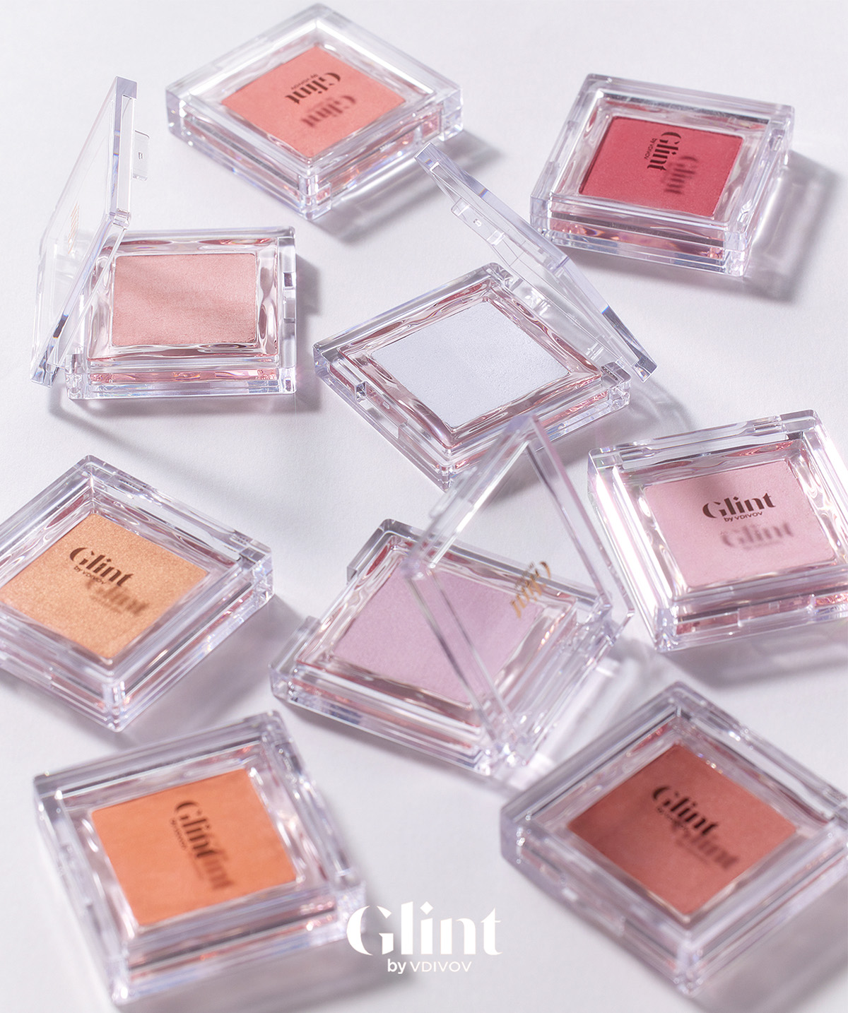 [LG Makeup VN] Phấn má hồng Glint 2.4g đa năng dạng nén cùng hạt ngọc ...