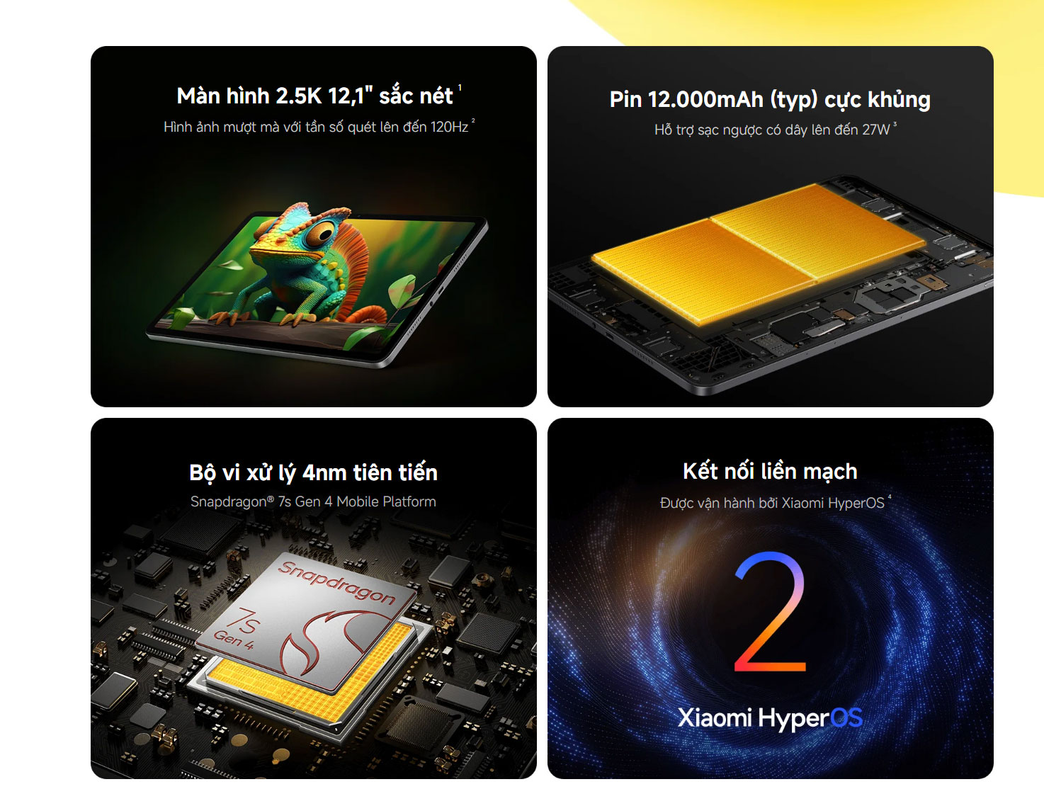 Máy Tính Bảng Xiaomi Redmi Pad 2 Pro (6+128GB | 8+256GB) Chính Hãng – ảnh mô tả chi tiết 2
