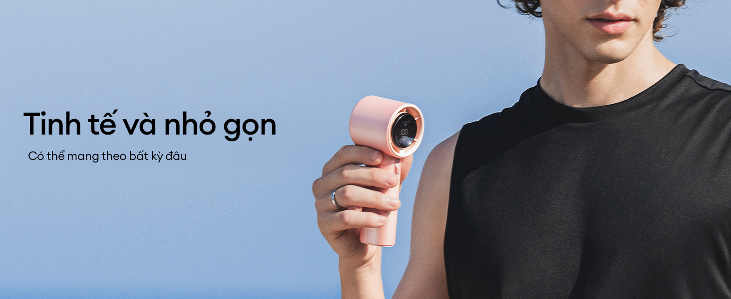 Quạt JISULIFE FA53 PRO cầm tay và để bàn