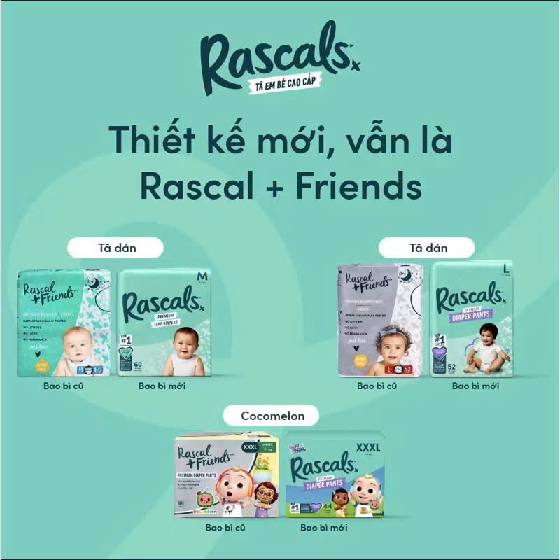 [CHÍNH HÃNG] Bỉm dán/quần RASCALS cao cấp đến từ New Zealand siêu thấm ...