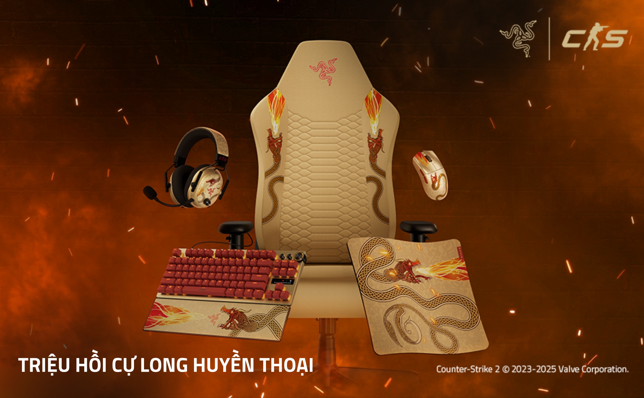 Chuột Gaming không dây Razer Viper V3 Pro CS2 Counter-Strike 2 Edition ...
