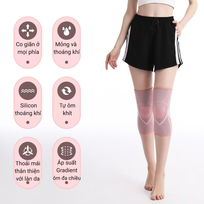 [1 Đôi] Đai Bó Gối Thể Thao TOPBODY Bảo Vệ Khớp Gối Tập Yoga, Gym, Bóng ...