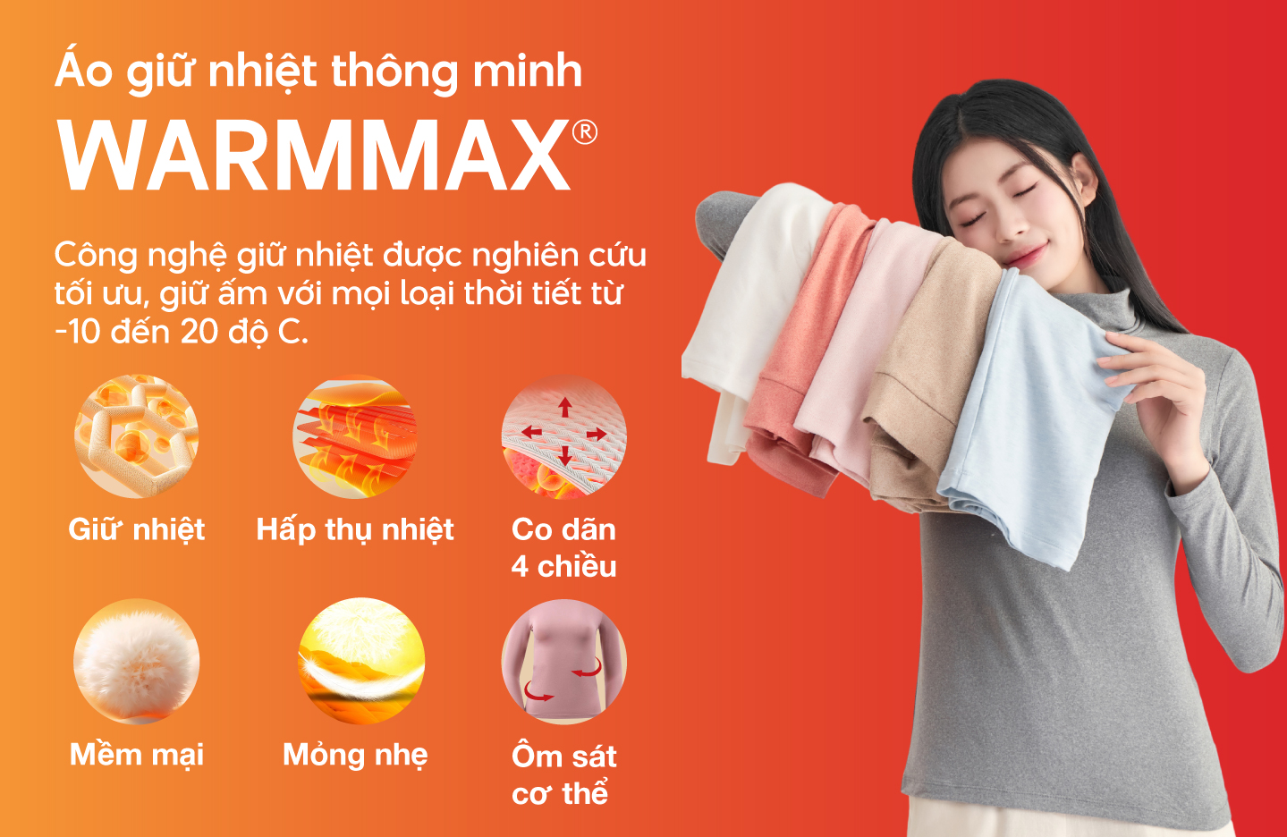 Áo giữ nhiệt WarmMax Original và áo len giữ nhiệt NỮ ấm áp vượt trội ...