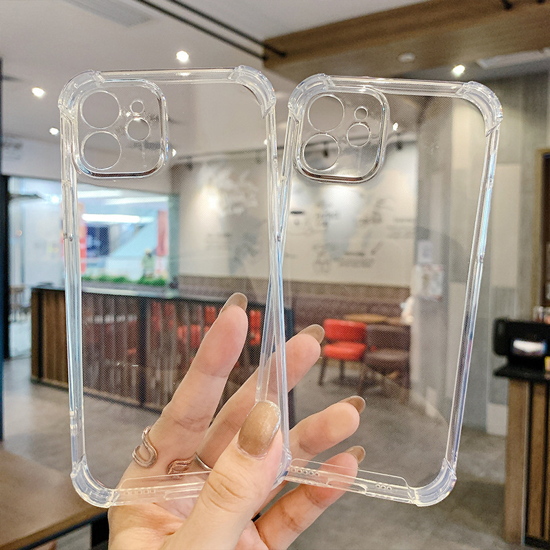 Ốp Lưng Silicon Trong Suốt Chống Sốc, Chống Va Đập Dùng Cho Iphone 11 12 13 14 15 16 PK027 – ảnh mô tả chi tiết 1