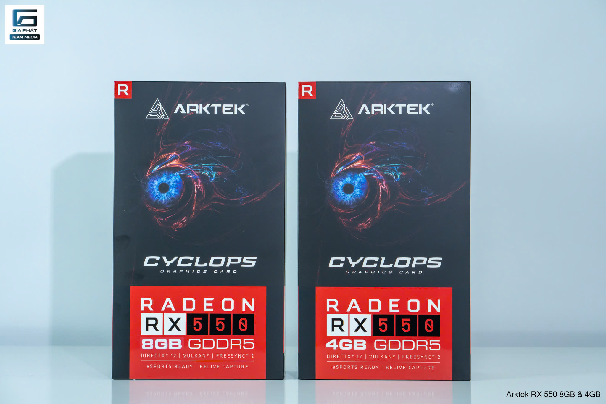 VGA card màn hình Arktek RX550 4GB 8GB GDDR5 128 bits new chính hãng ...