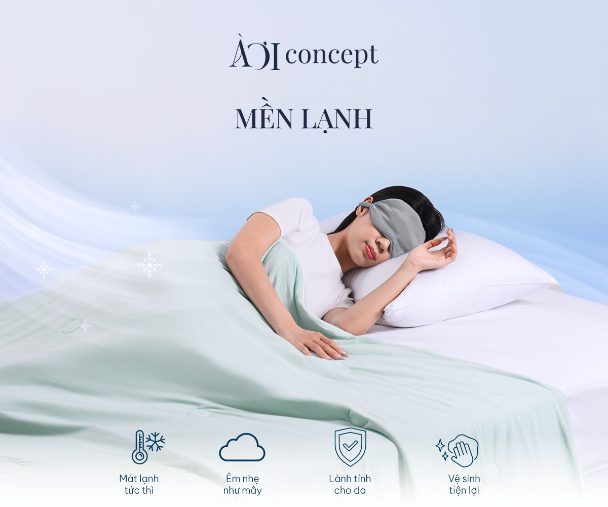 Chăn Mền Lạnh Cool Blanket AOICONCEPT Size 1m6 1m8 và 2m2 Chăn Chần Lõi ...