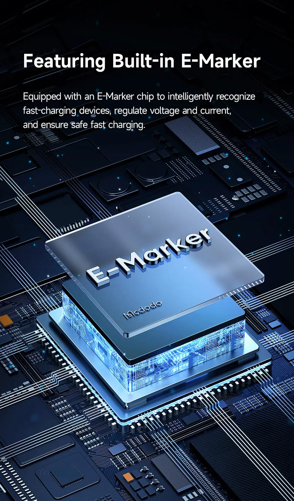 Chip E-Marker 2.0 thông minh bảo vệ thiết bị an toàn