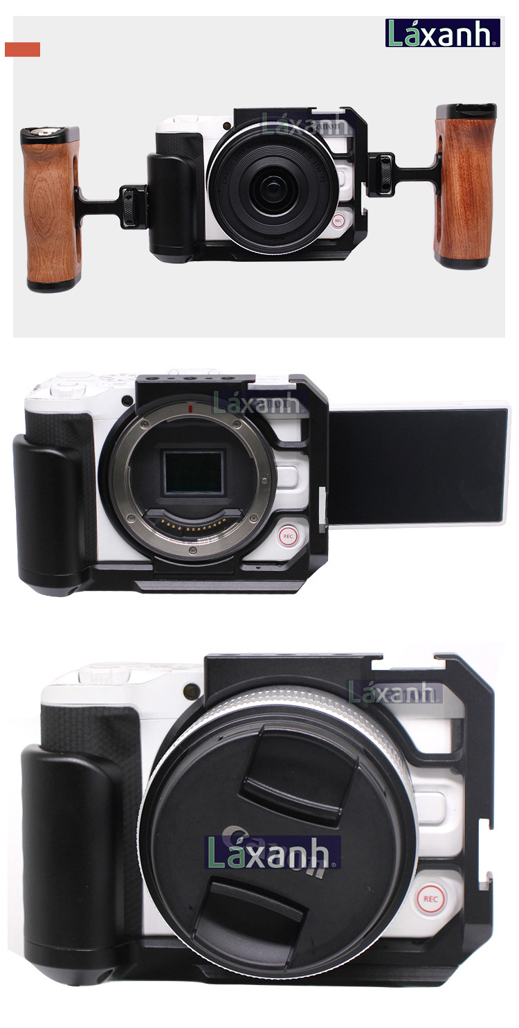 Canon R50V | Khung bảo vệ rig cage + L-plate cho Canon eos r50v rigcage ...
