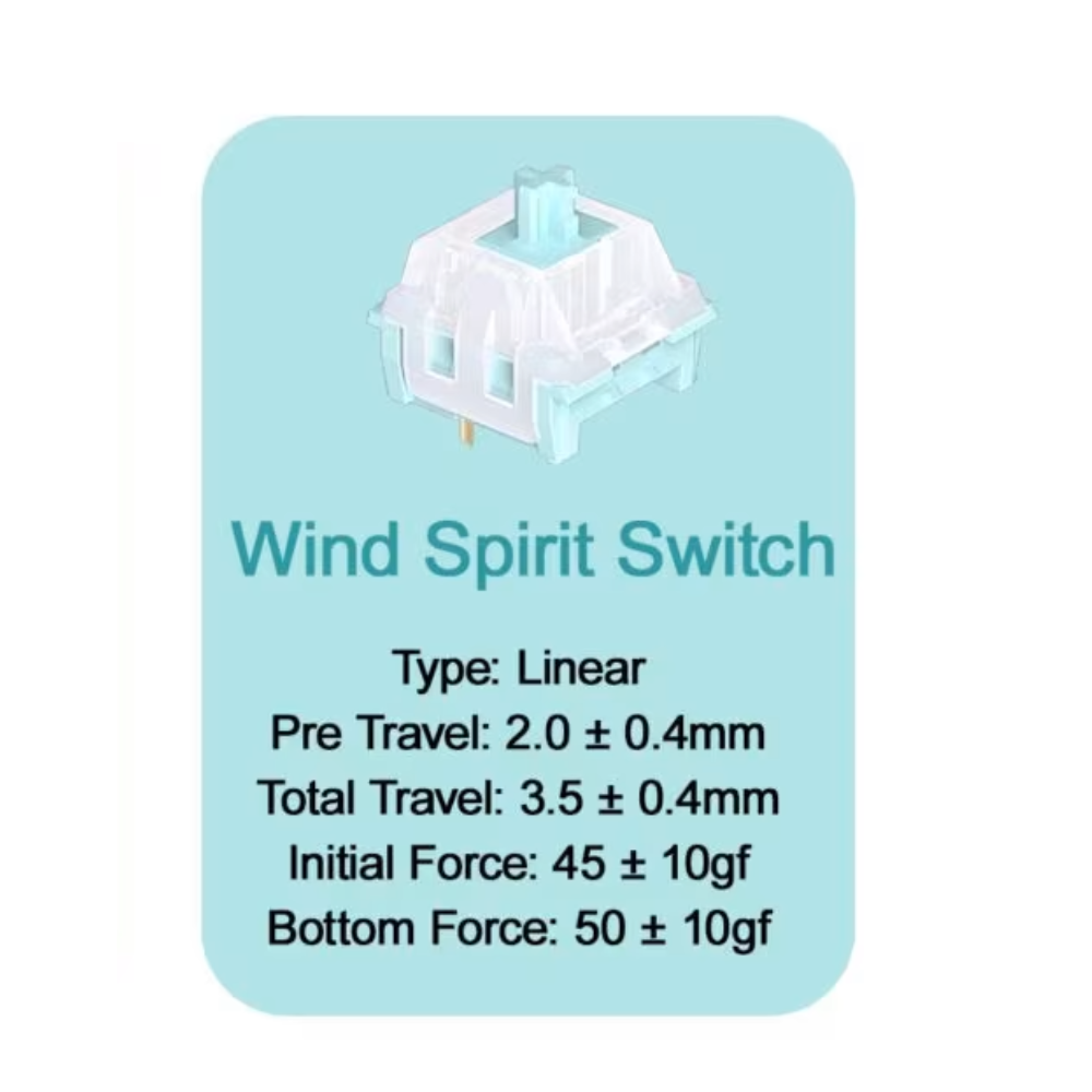 Combo Switch AULA Wind - 5 pin - Switch bàn phím cơ - Linear - 50g ...