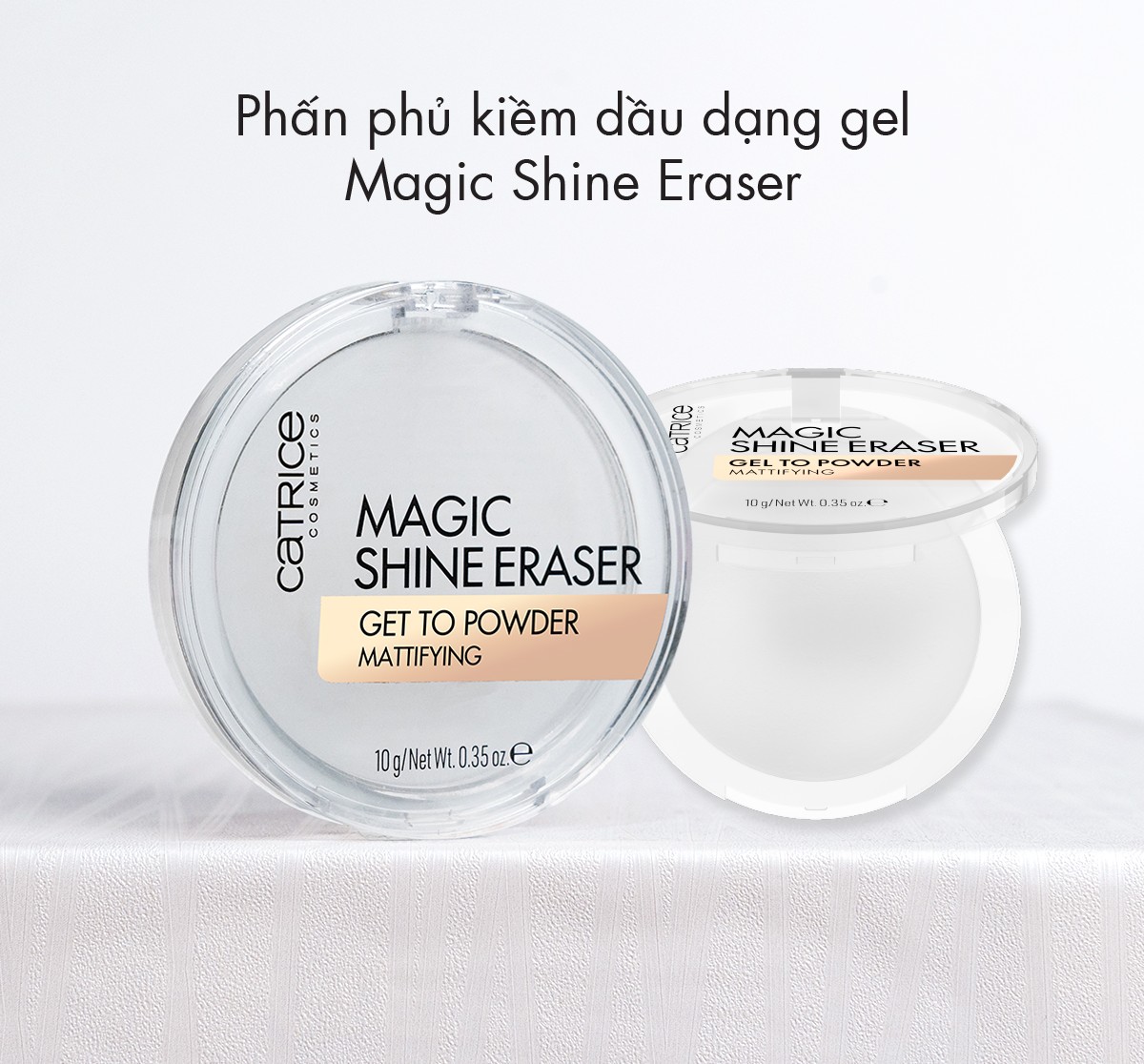 Phấn Phủ Dạng Gel Catrice Magic Shine Eraser Gel To Powder Kiềm Dầu Mờ ...