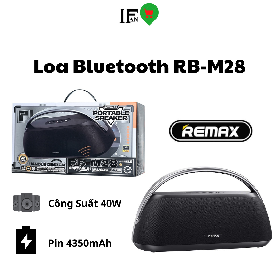 Loa Bluetooth Remax RB-M28 Công Suất 40W Chính Hãng | Shopee Việt Nam