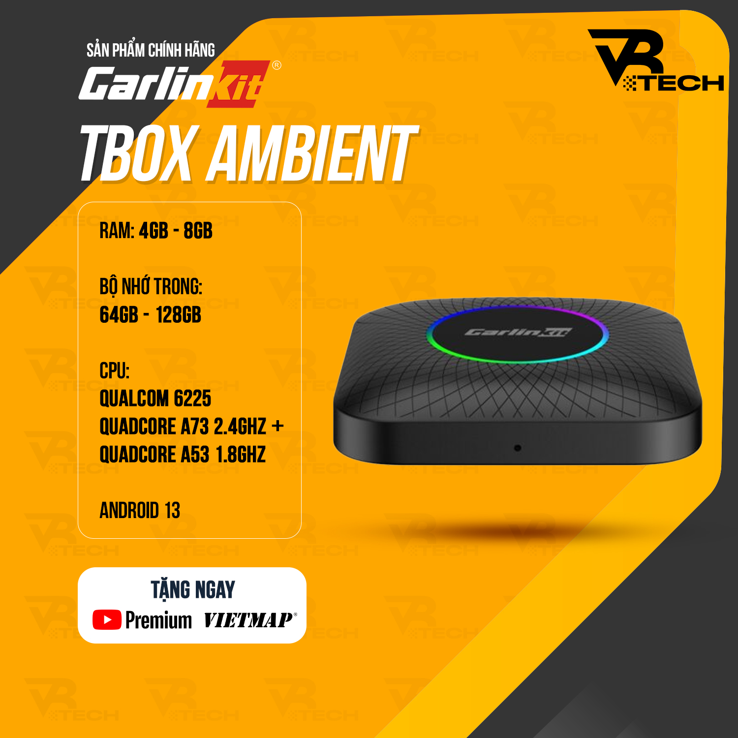 [HCM] Bộ Android Box Chính Hãng Carlinkit Tbox S2P, Tbox Ambient Led ...