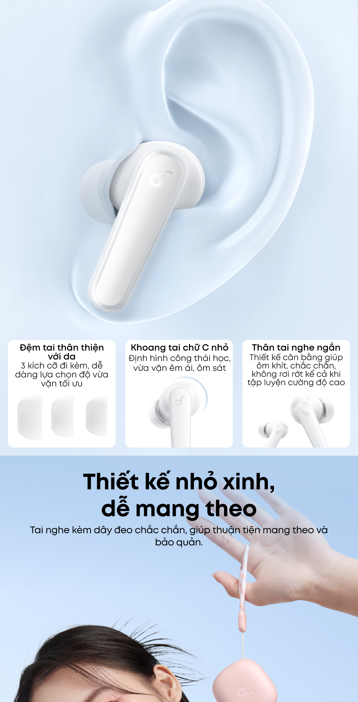 Chuẩn kháng nước IPX5 tối ưu cho tập luyện thể thao của R50i