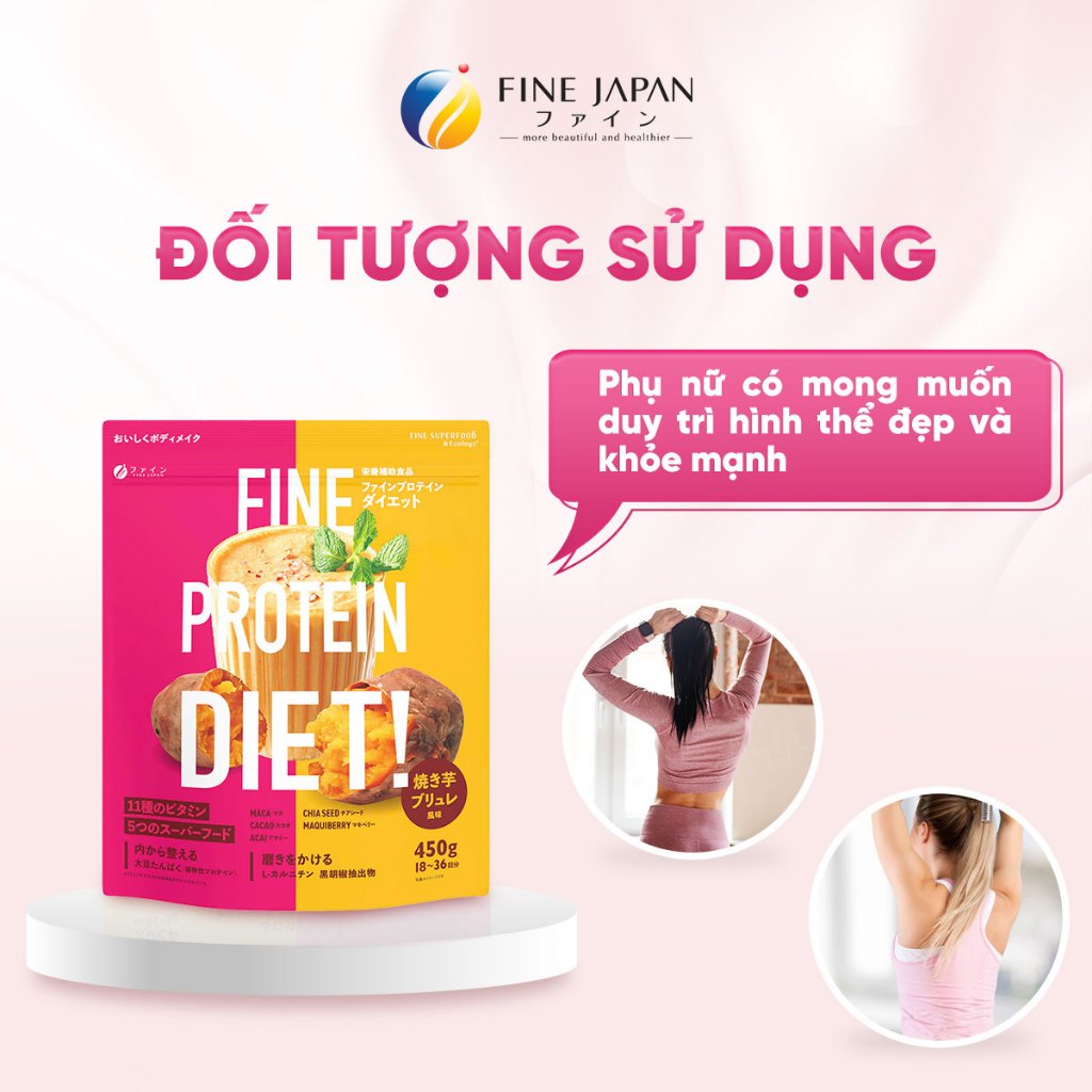 PROTEIN DIET FINE JAPAN VỊ KHOAI LANG NƯỚNG BỔ SUNG PROTEIN THAY BỮA ĂN ...