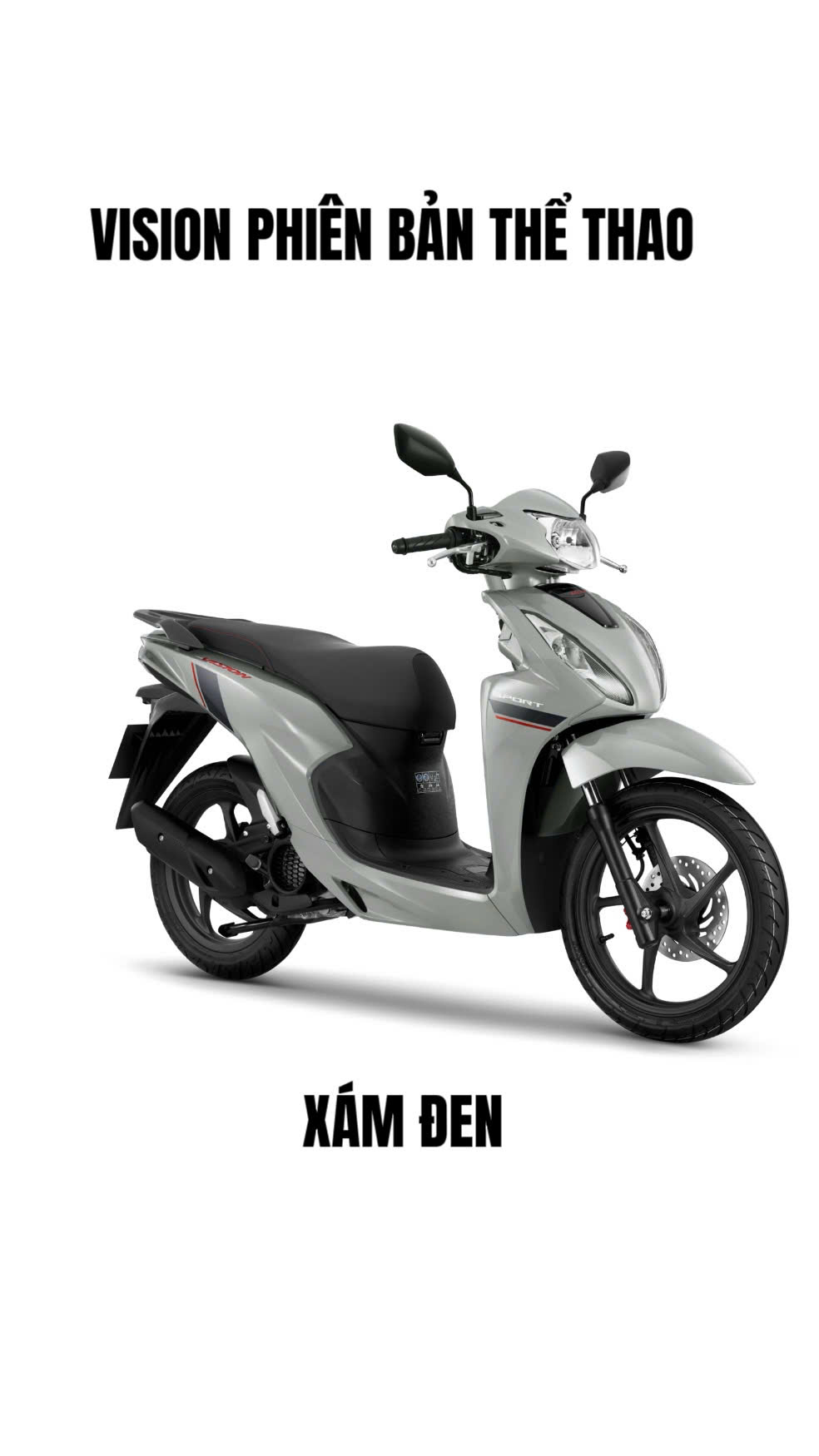 Xe Máy Honda Vision 2026 - Phiên Bản Thể Thao
