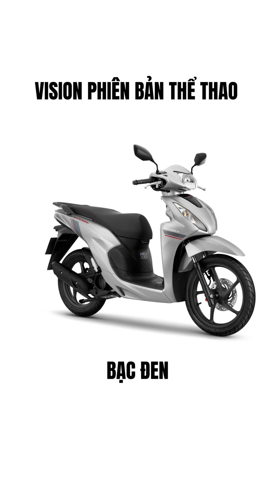 Xe Máy Honda Vision 2026 - Phiên Bản Thể Thao