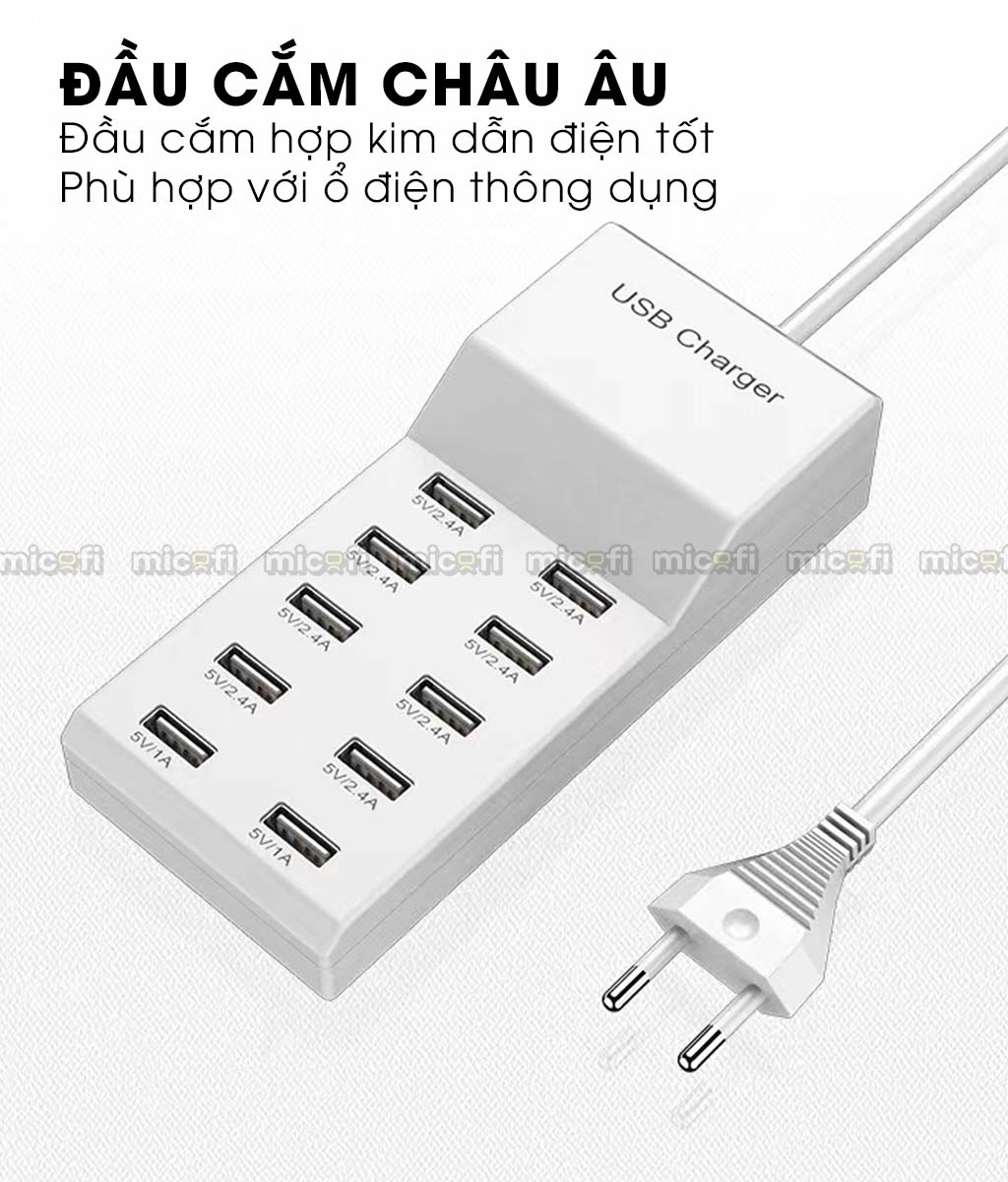 Ổ Cắm Usb Micofi Ổ Điện Củ Sạc Usb Thông Minh Mini 20w Nhiều Cổng 5v ...