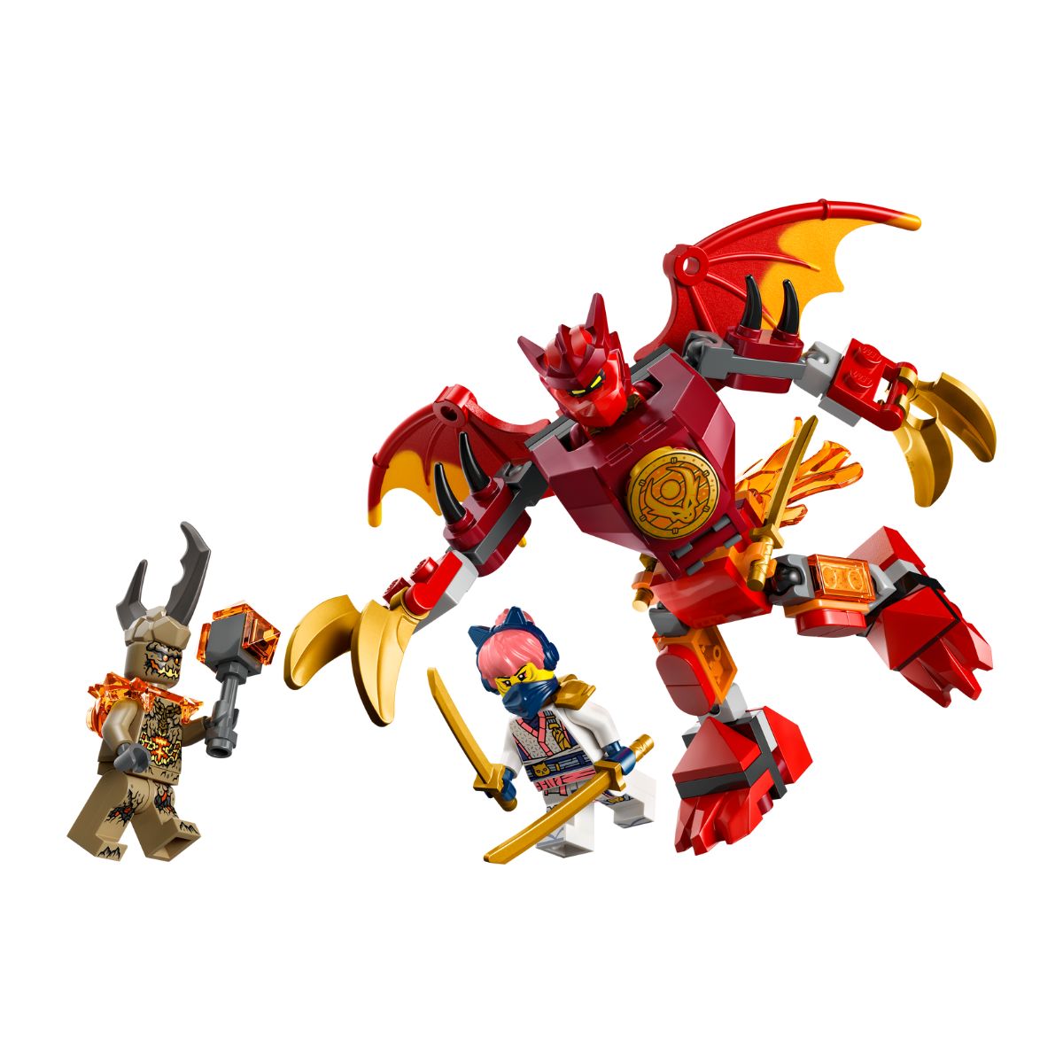 LEGO NINJAGO 71851 Đồ Chơi Lắp Ráp Bộ Chiến Đấu Chiến Giáp Rồng Của Kai ...