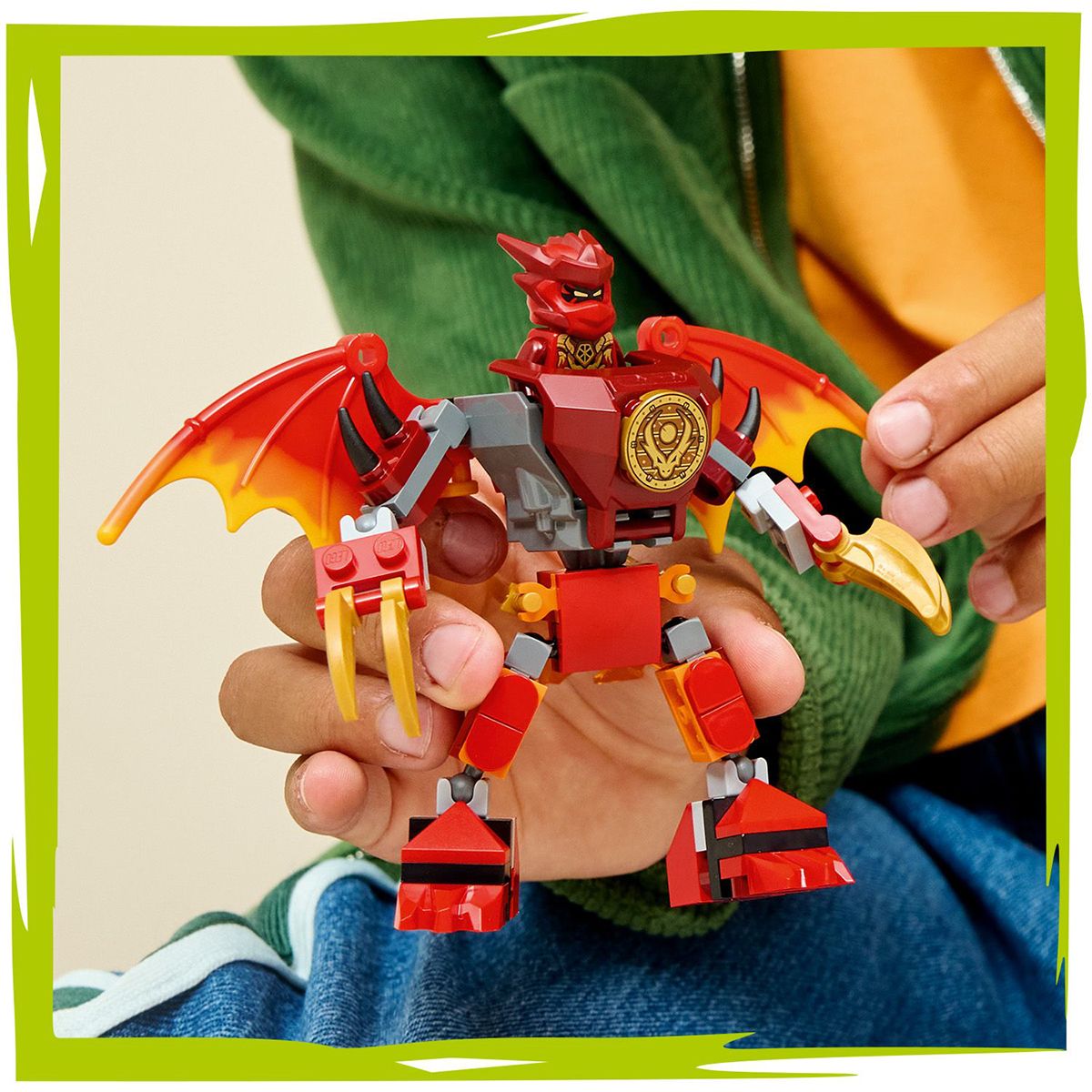LEGO NINJAGO 71851 Đồ Chơi Lắp Ráp Bộ Chiến Đấu Chiến Giáp Rồng Của Kai ...