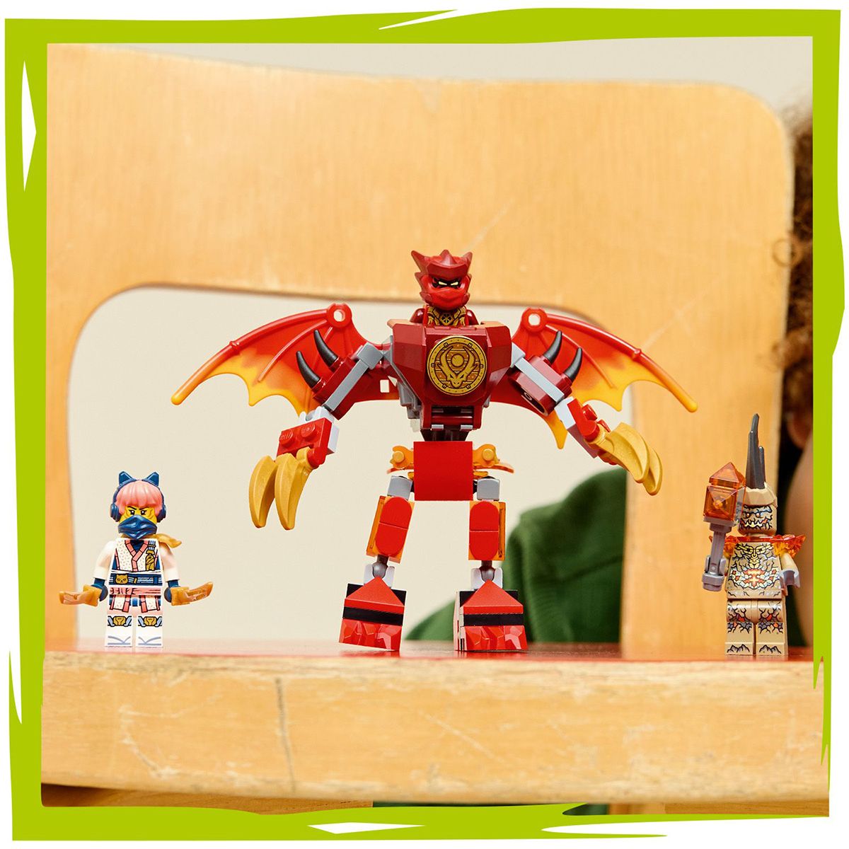 LEGO NINJAGO 71851 Đồ Chơi Lắp Ráp Bộ Chiến Đấu Chiến Giáp Rồng Của Kai ...