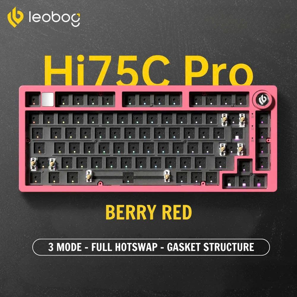 Case bàn phím cơ Nhôm LEOBOG HI75C - Nhôm CNC - Gasket mount - Có app ...