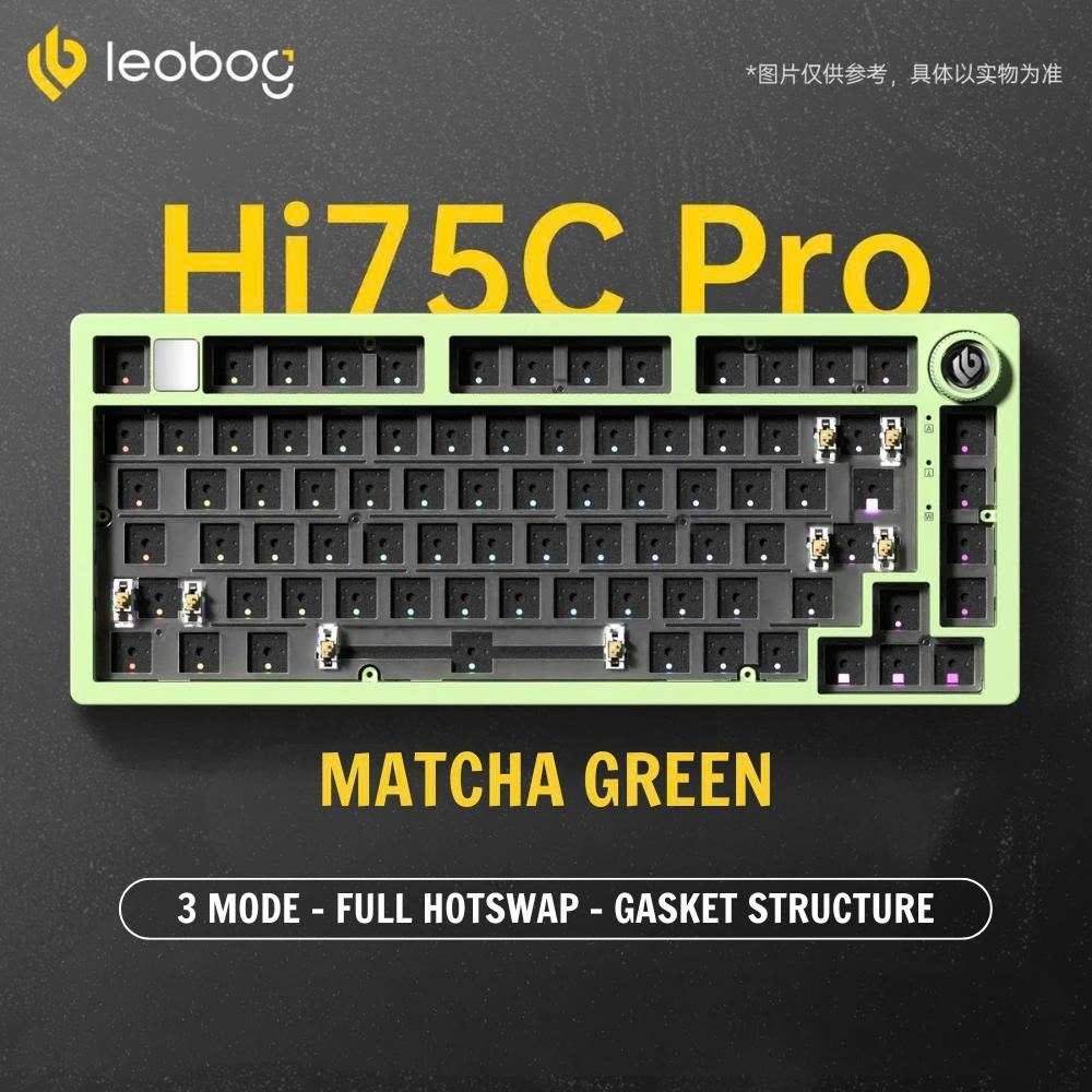 Case bàn phím cơ Nhôm LEOBOG HI75C - Nhôm CNC - Gasket mount - Có app ...