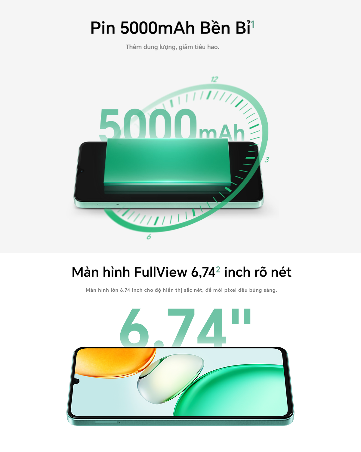 Điện thoại Honor Play 10 4GB+128GB/3GB+64GB | Pin 5000mAh | Màn hình 6.74