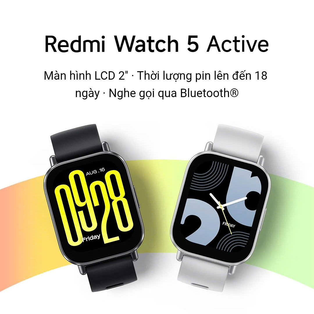 Đồng hồ thông minh Xiaomi Redmi Watch 5 Active/ Watch 6 Active - Màn hình LCD 2'' - Thời lượng pin lên đến 18 ngày – ảnh mô tả chi tiết 1