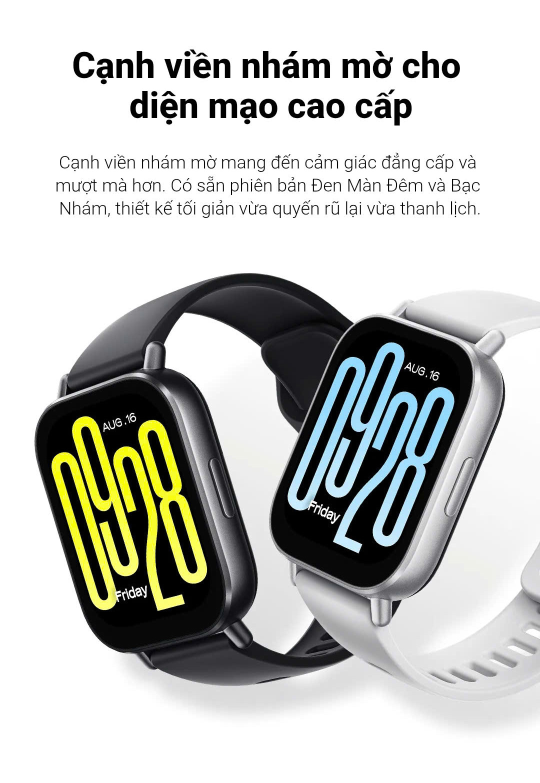 Đồng hồ thông minh Xiaomi Redmi Watch 5 Active/ Watch 6 Active - Màn hình LCD 2'' - Thời lượng pin lên đến 18 ngày – ảnh mô tả chi tiết 5