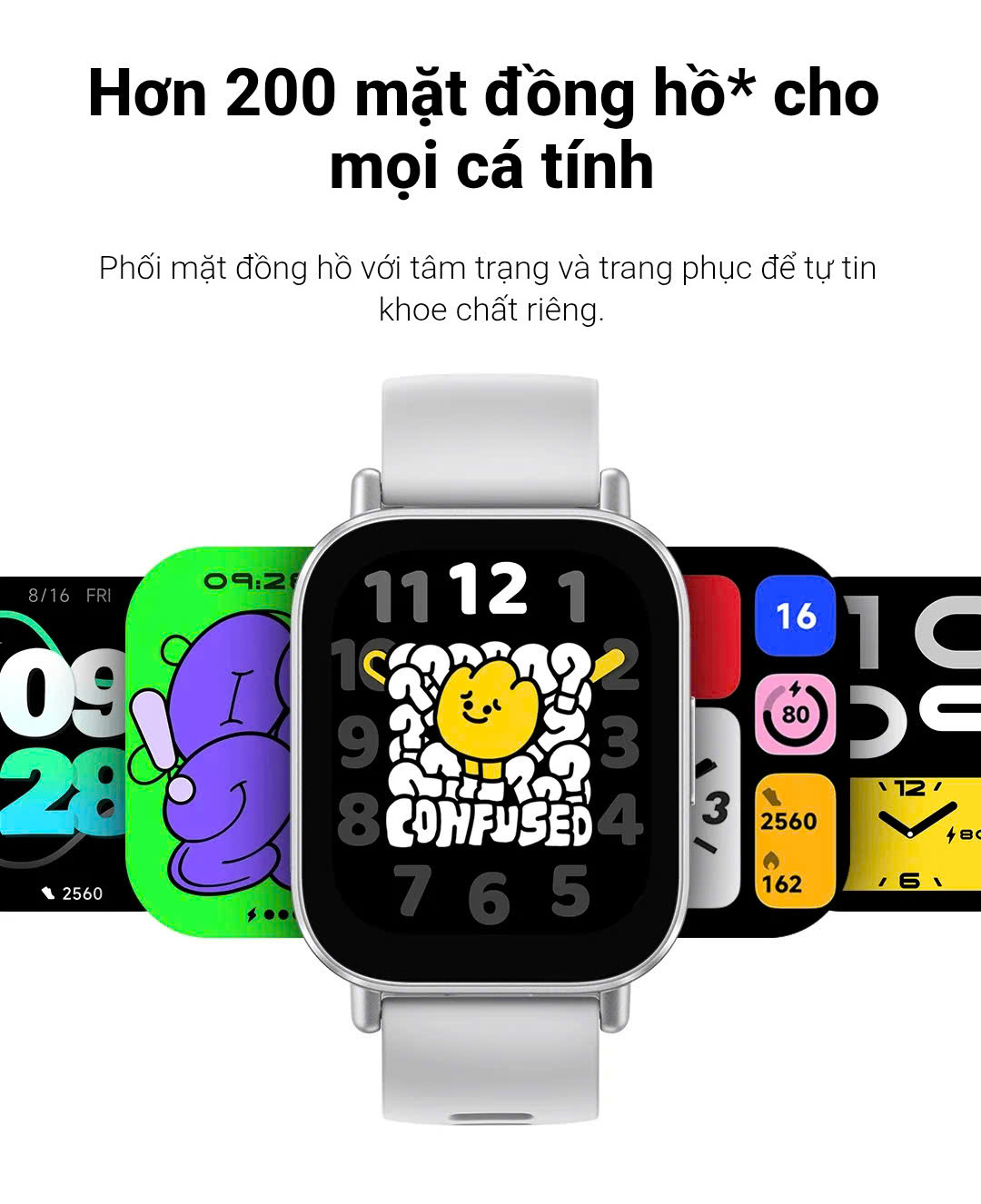 Đồng hồ thông minh Xiaomi Redmi Watch 5 Active/ Watch 6 Active - Màn hình LCD 2'' - Thời lượng pin lên đến 18 ngày – ảnh mô tả chi tiết 6