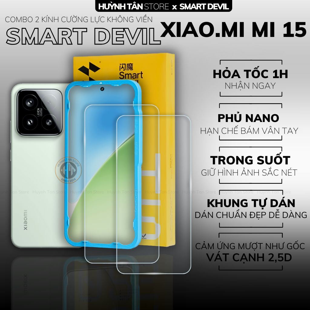 2 Kính cường lực điện thoại xiaomi Mi 18 17 ultra 17T 15 15T promax Poco X8 X7 Redmi Turbo 5 4 K100 pro trong suốt Smart – ảnh mô tả chi tiết 3