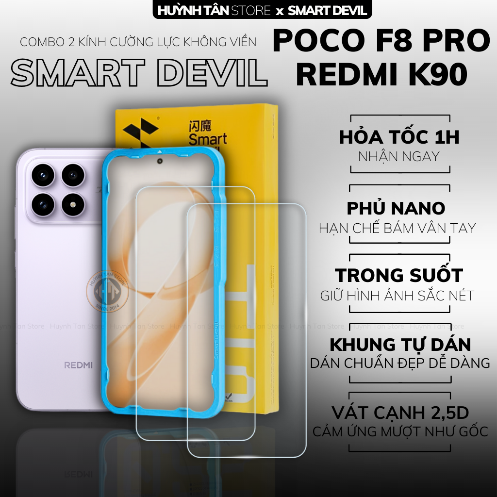 2 Kính cường lực điện thoại xiaomi Mi 18 17 ultra 17T 15 15T promax Poco X8 X7 Redmi Turbo 5 4 K100 pro trong suốt Smart – ảnh mô tả chi tiết 6