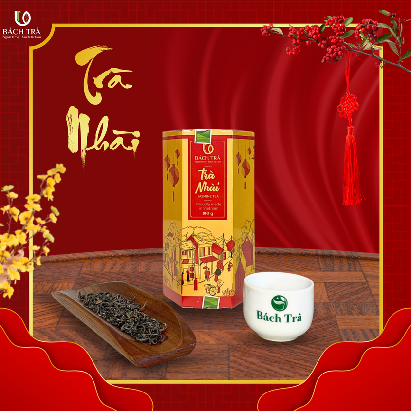 Set Trà Tết Nguyên Đán - Hoa Nhài Thái Nguyên Bách Trà | Trà Cao Cấp ...